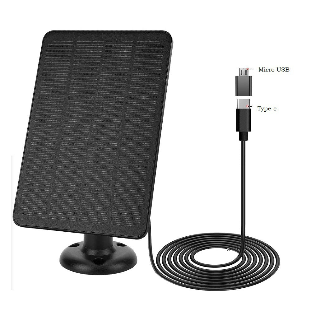 4W Solarpanel Ladegerät | Stromversorgung für Überwachungskameras